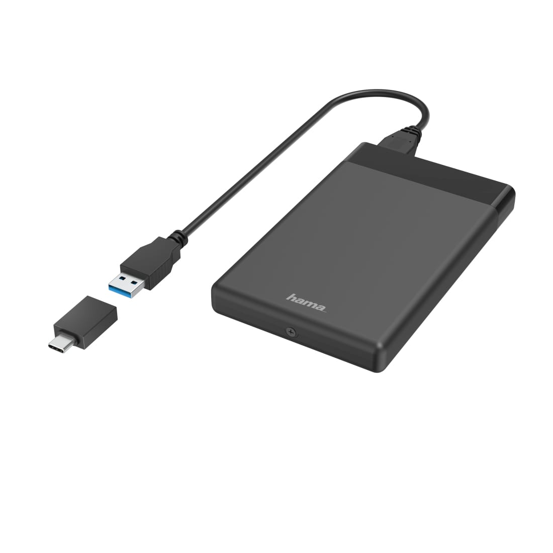 GABINETE EXTERNO PARA DISCO RÖGIDO SDD e HDD 2.5’HAMA