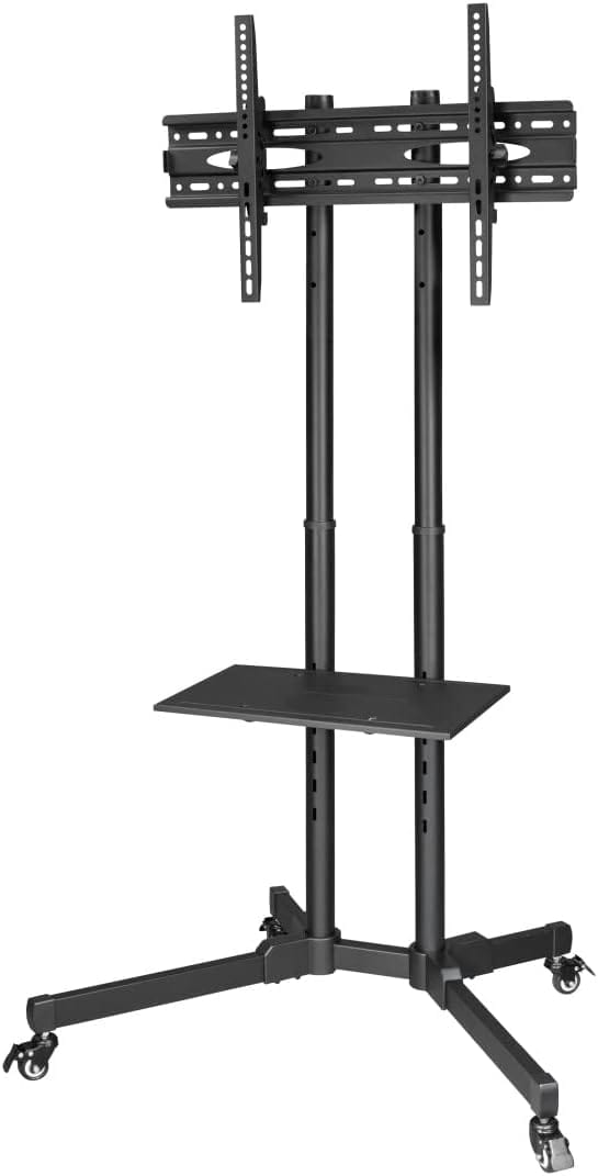 TROLLEY SUPORTE DE tv 191CM (75′) ALTURA Ajustável PRETO HAMA