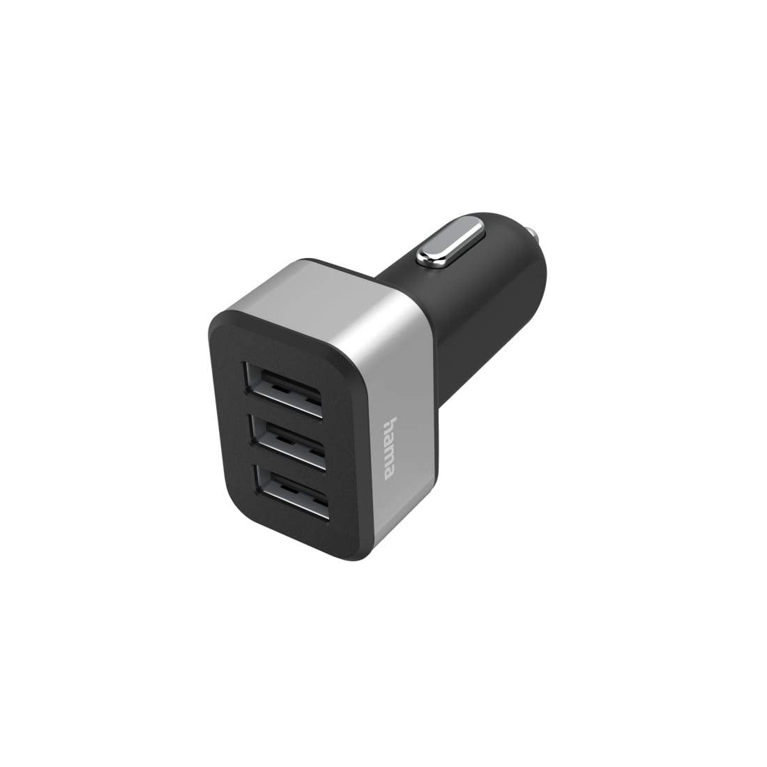 Carregador USB-A Triplo 5V/4.4A De Isqueiro Para Carro 22W HAMA