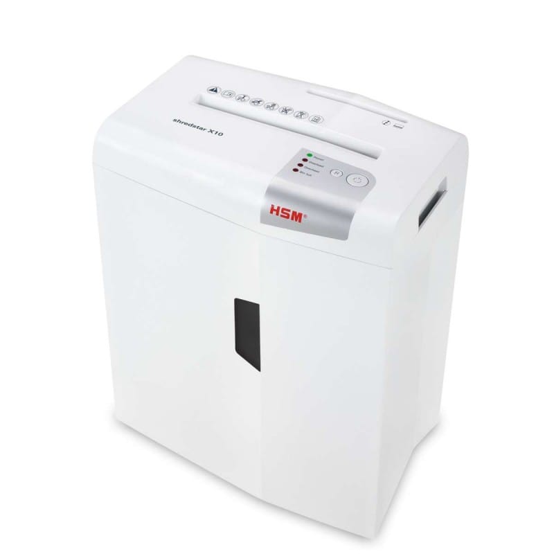 DESTRUIDORA DE PAPEL SHREDSTAR X10 4,5X30mm particulas Cross-Cut P4 HSM