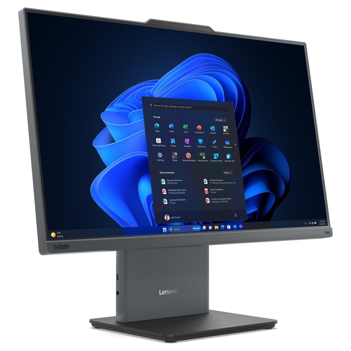 Computador All-In-One LENOVO ThinkCentre neo 50a G5 i7 16GB 512GB 23.8″ IPS W11P