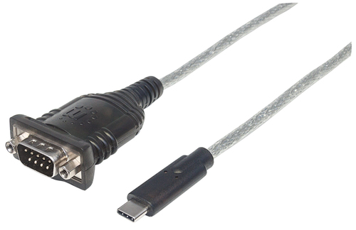 ADAPT USB-C  2.0 (M) TO SERIE DB9/FTDI FT232RL (M) MANHATTAN