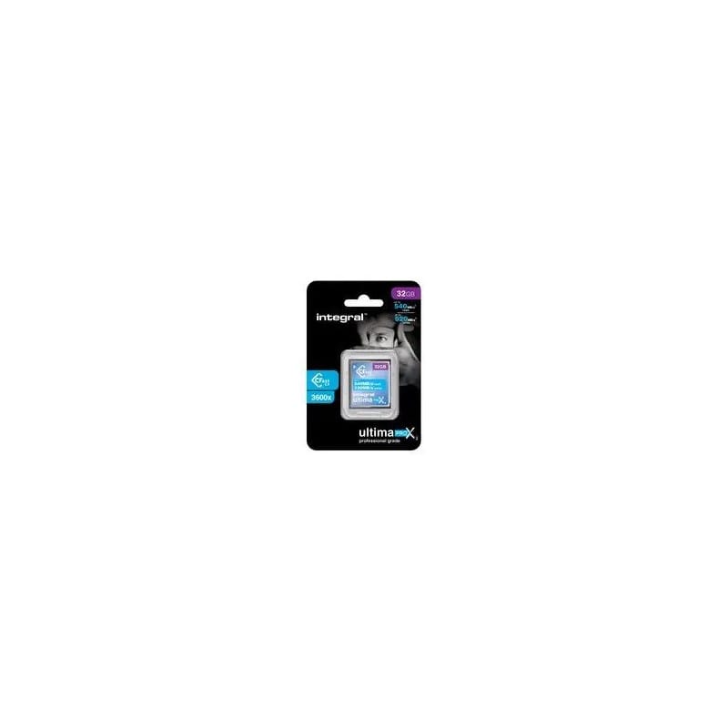 Cartão De Memória Compacto Rápido Card 32GB UPRO 540MB/s READ, 520MB/s Write INTEGRAL