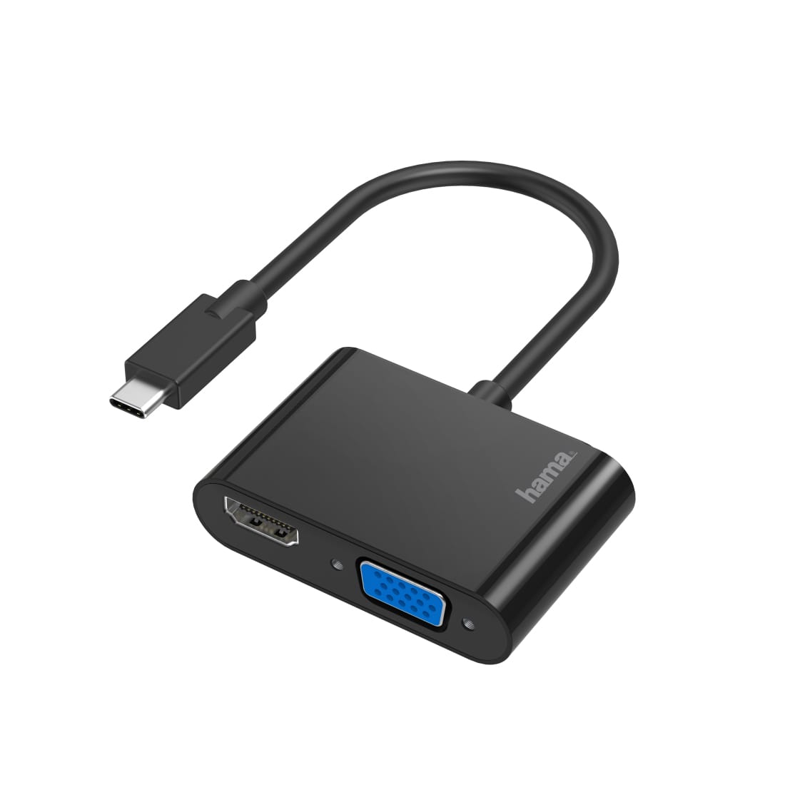 Docking Station USB-C 2em1 /VGA /HDMI HAMA