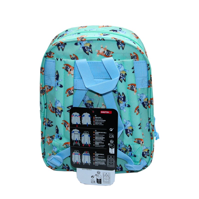 .ME MOCHILA ESCOLAR ADAPTADA CARRO BLUEY 