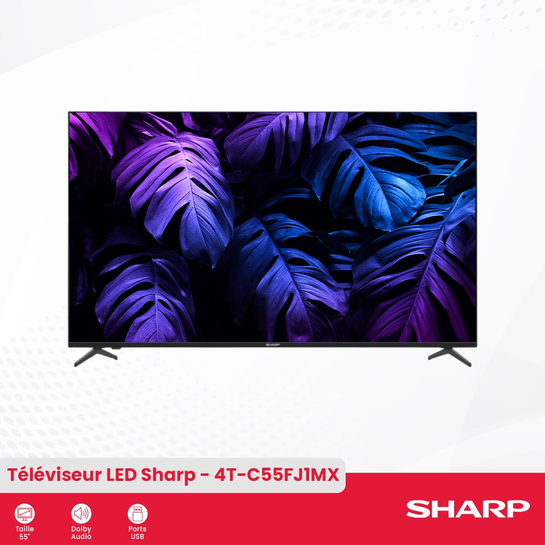 TV SHARP LED 55’/140cm 4K UltraHD ANDROID