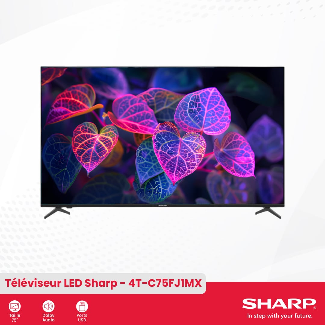 TV SHARP LED 75’/167cm 4K UltraHD ANDROID