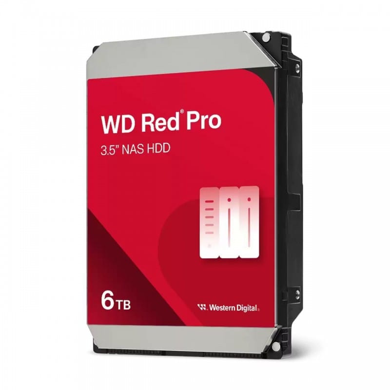 Disco Rígido 3.5″ Western Digital WD Red Pro 6TB 7200RPM SATA 6 Gb/s CMR 256MB Cache