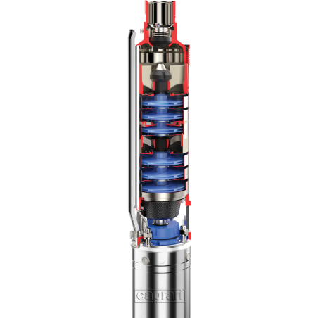 BOMBA SUBMERSIVEL CAPRARI E4XED20-4/38-W 50-60HZ