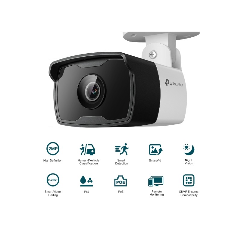 NETWORK CAM TP-LINK OUTDOOR 2MP FHD SMART DETECTION