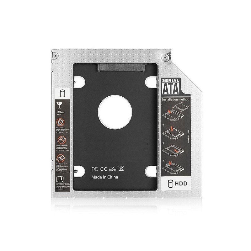 ADAPT CADDY EWENT SATA III SSD/HDD P/ DRIVE SLOT 9.5MM