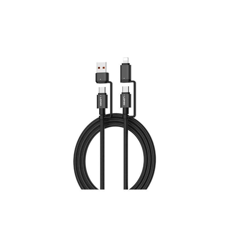 CABO LDNIO USB-C C/ ADAPTADOR USB-A + LIGHTNING