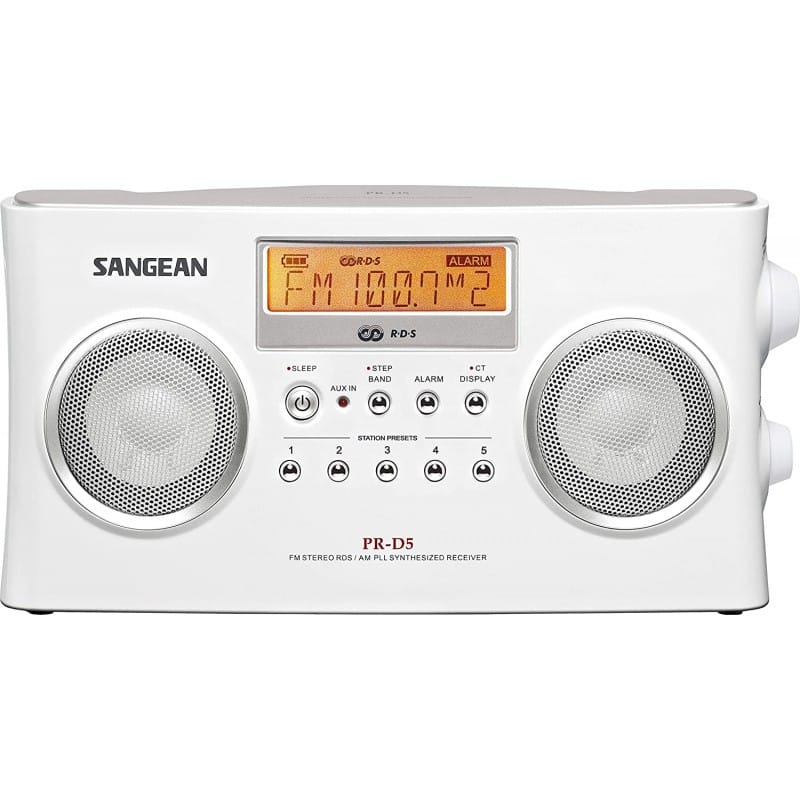 Rádio (Branco – Digital – AM/FM RDS – Bateria) SANGEAN