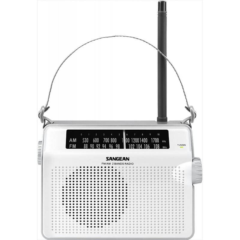 Rádio (Branco – Analógico – FM/AM – Bateria) SANGEAN