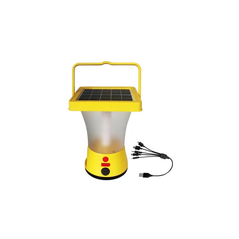LANTERNA SOLAR 2W/5V POLY CRISTALINA