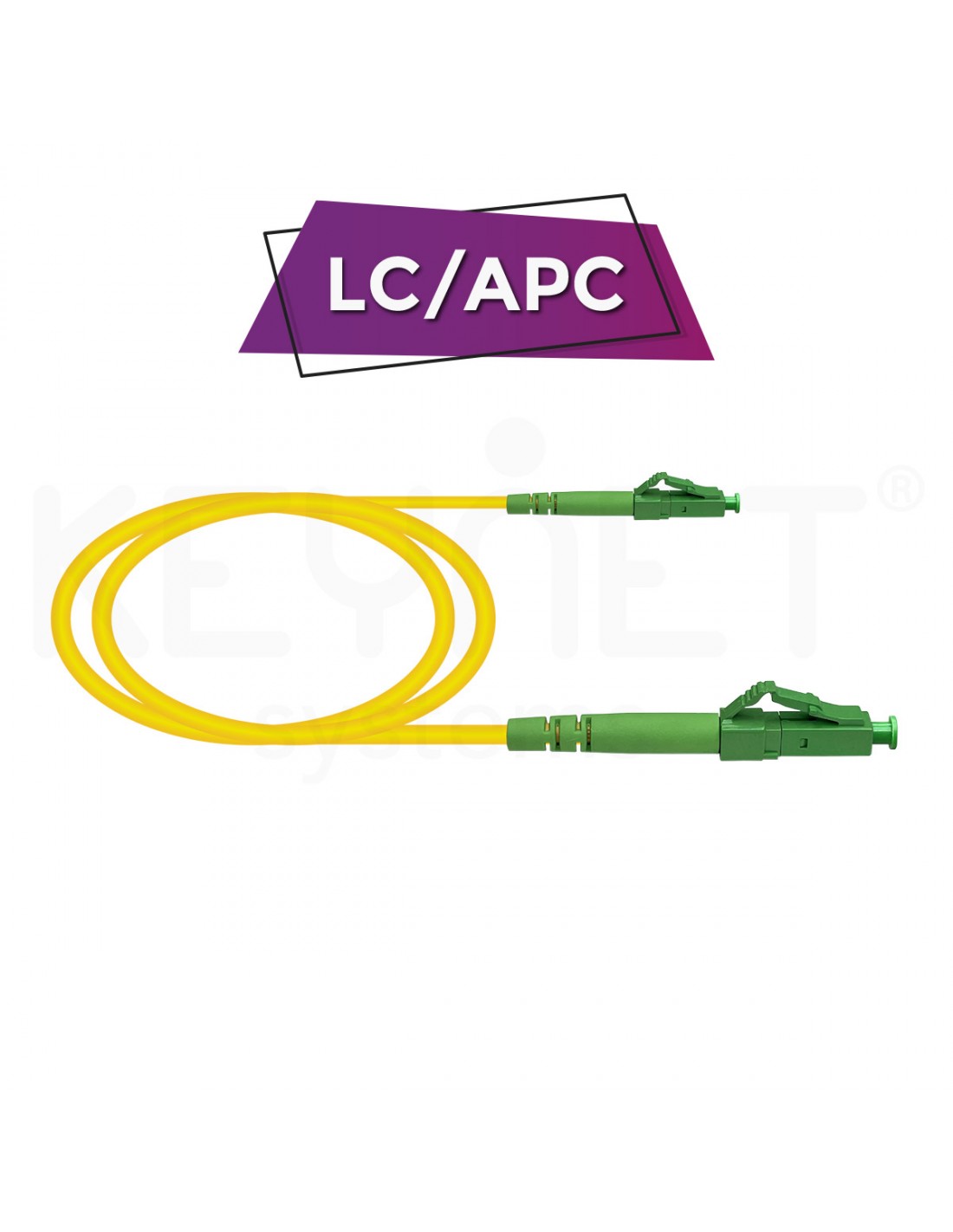 Patch Cord SX LC/APC-LC/APC SM G657A2 1,9mm LSZH-FR amarilla 2mt